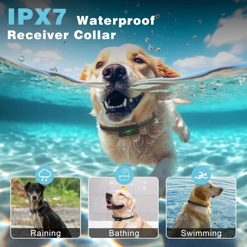 ERSINNO Dog Shock Collar 2 Dogs - with 3 Training