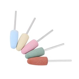 Torno de Fresas para Uñas, Pulido de Cutículas, 5 uds., Pulidor de Silicona para Decoración de Uñas, Amoladoras de Uñas, Puntas de Amoladora de Uñas, Brocas, Máquina de Manicura,