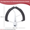Flex Edge Beater for KitchenAid 5.5-6 QT Bowl-Lift Stand Mixers,Upgrade