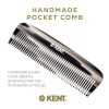Kent 5.7" Handmade Wide Tooth Detangling Comb - Yellow Tokyo