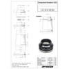 FSA No.44E 1-1/8" - 1-3/8" Integrated Headset With Top Cap