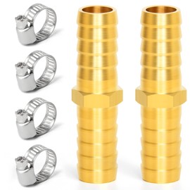 TAILONZ PNEUMATIC 2-Point Brass Hose Overhead Pipe Fittings, 16mm Overhead Pipe Inner Diameter, 4 Point Hose Clips