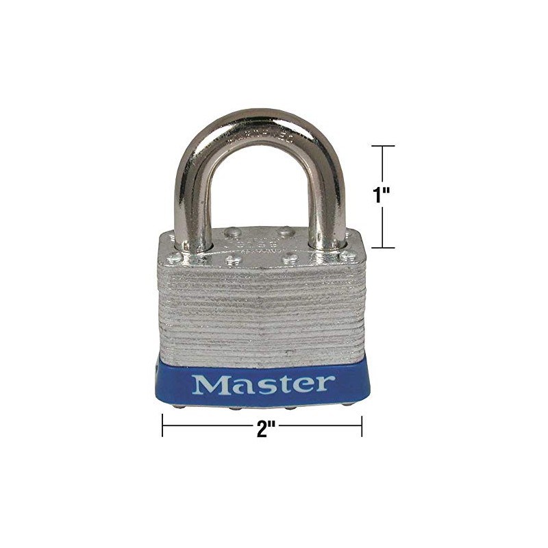 Masterlock 5UPLF Laminated Padlock with 1-1/2" Shackle