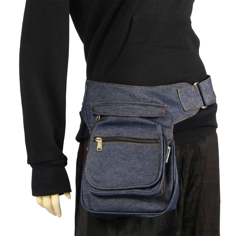 Freak Scene Kurt Blue Jeans Belt Bag Waist Bag