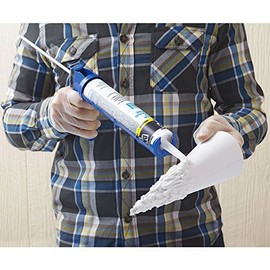 Dap 18101 ALEX PLUS Acrylic Latex Caulk Plus Silicone - White 10.1-oz Cartridge (18152)