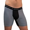 Dry Dudz Men's Hydro Tech Compression Short Gray-SM