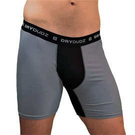 Dry Dudz Men's Hydro Tech Compression Short Gray-SM