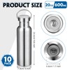 Mimorou 10 Pack Insulated Water Bottle 20 oz Stainless Steel