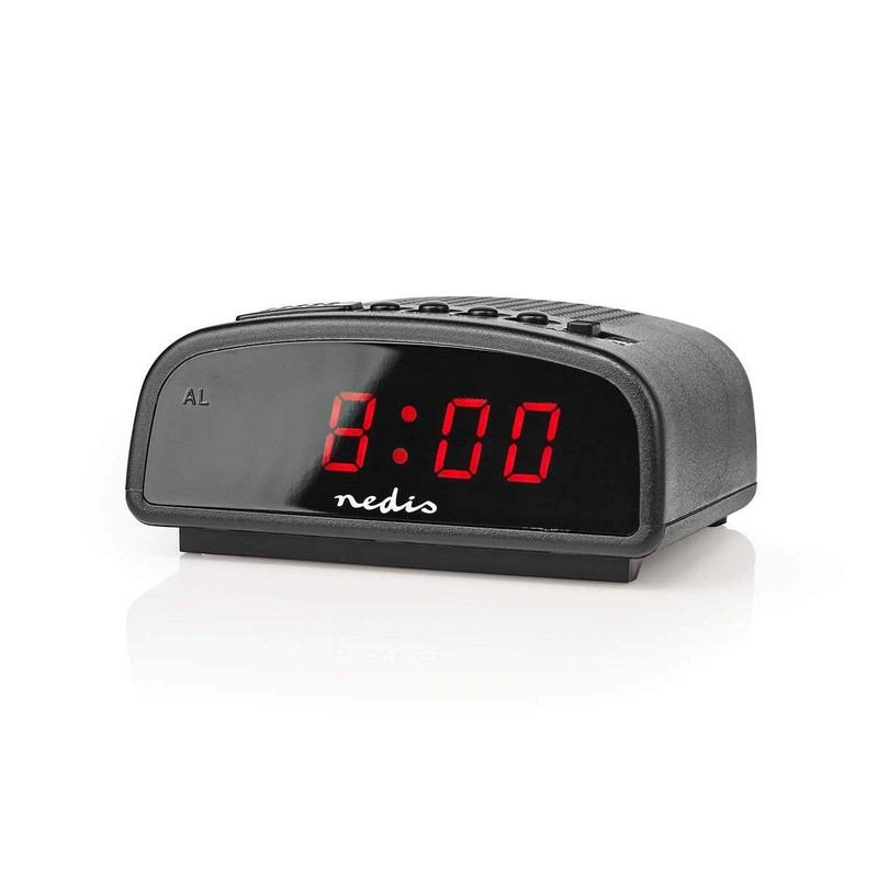 Digital-Schreibtisch-Wecker - LED-Anzeige - Snooze-Funktion - Nein - Schwarz