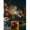 Happy Diwali Projector Lights Outdoor, 2-in-1 Moving Patterns Projector, Festival