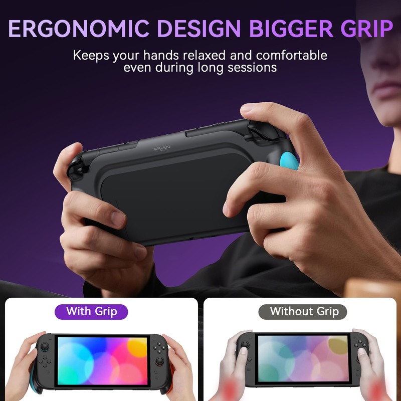 Ergonomic Grip Case for Switch 2 2025 Model – Lightweight