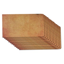 BLUGUL Pack of 25 Vintage Envelopes, Retro Kraft Paper Envelopes, 12 x 20 cm