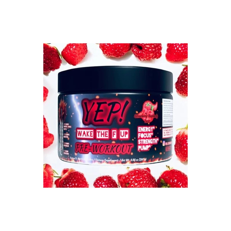 YEP Wake The Faith Up Advanced Pre-Workout - Strawberry Raspberry