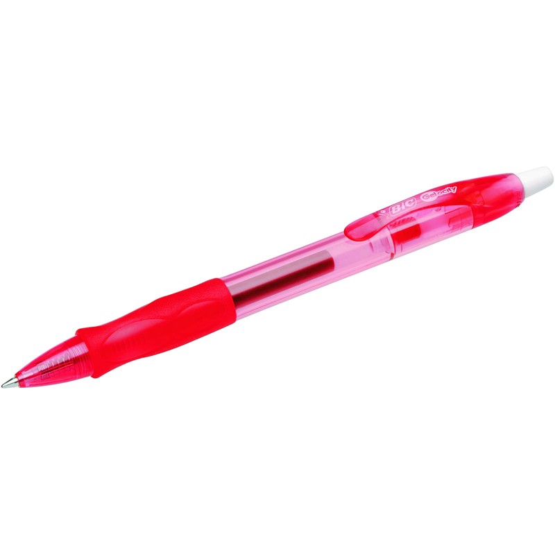BIC 829159 Gel-ocity Original Gel-Roller Medium in Rot-12erSet