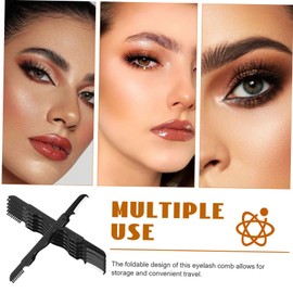 OHPHCALL 6pc Eyebrow Brush Set Comb Mascara Applicator for Women Professional Grooming Tools