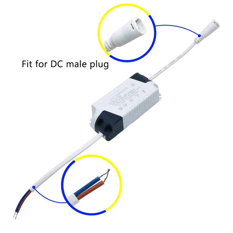 Qimoo 8~12W LED Driver, Constant Current 300mA AC 85~265V Output