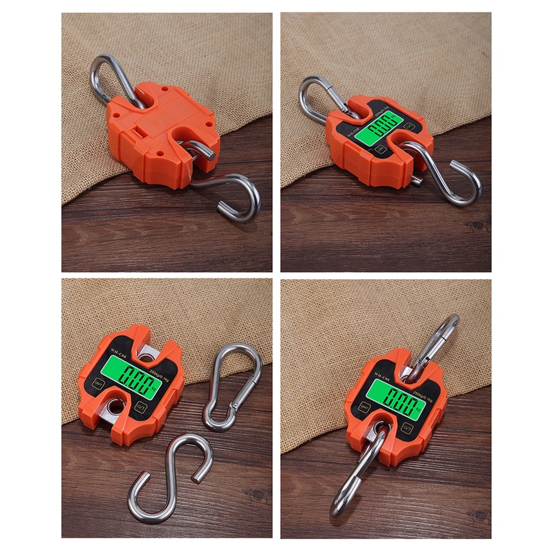 250kg Portable Hand Electronic Scale LCD Display with Backlight kg