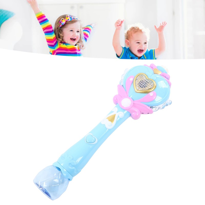 Kids Bubble Blower Wand Automatic Electric Light Up Bubble Blower