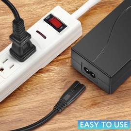 Power Cord for Recliner Chair, Sopito 6ft 2 Prong Power Recliner Wire Replacement, AC Adapter Cord for Lazyboy, Limoss OKIN Electric Sofa and Lift Chair