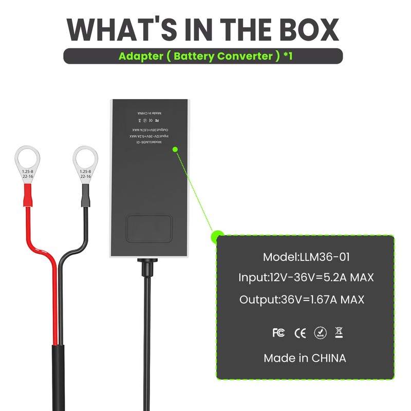 Terapaton Portable Battery Connector, Vehicle Battery Converter for Starlink Mini