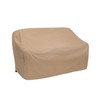 Protective Covers Weatherproof 2 Seat Wicker/Rattan Sofa Cover, Large, Tan