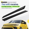 JMTAAT Windshield A-Pillar Trim Exterior Molding Pair Compatible with 2014-2019