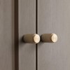Goo-Ki 6 Pack Champagne Bronze Knurled Cabinet Knobs – Textured