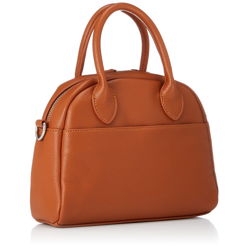 Milkfed LOGO EMBOSS MINI BOSTON BAG Tote Bag, Braun