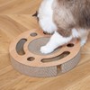 Petsona Scratching Board for Cats, Natural Cat Scratcher, Playground, Scratching