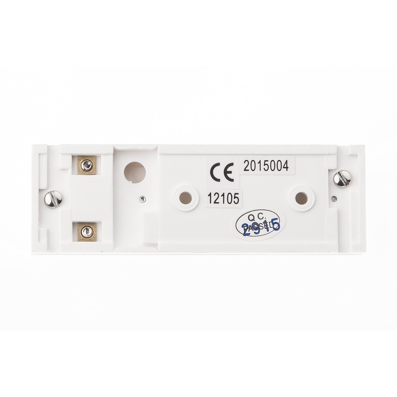 HUBER Surface-Mounted Door Bell Push 1 Gang Made of Polystyrene