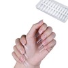 VitalBloom Nail Tips, Ultra Thin, Short Frost, Natural Fit, Heavy