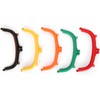 5Pcs Purse Frame Semicircle Candy Colors Curved Plastic DIY Bag
