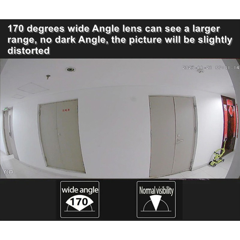 Door Eye Hole Camera 2 Way Talk Motion Detection 5G
