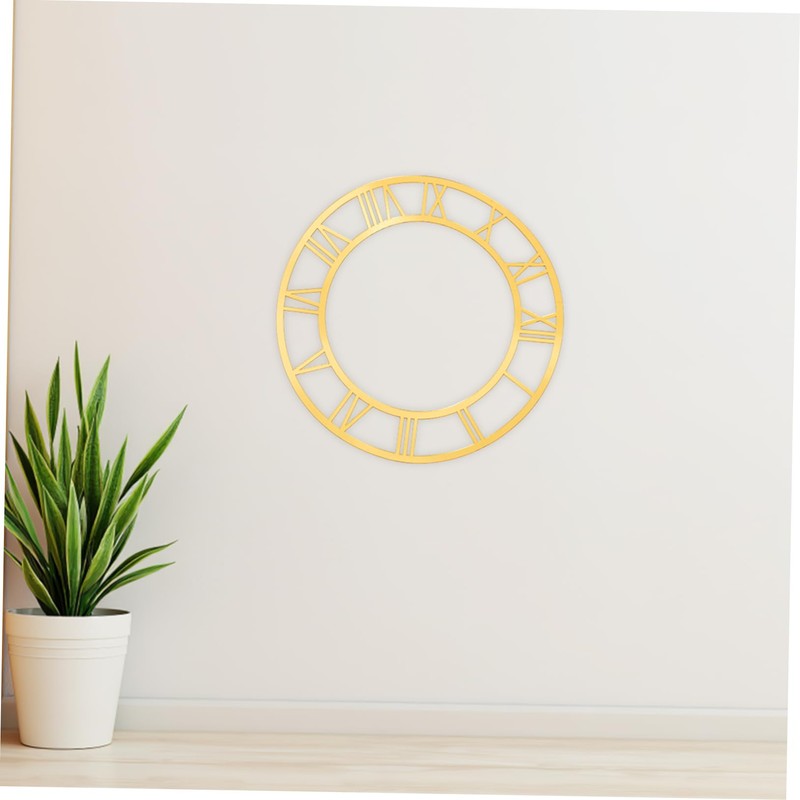 ORFOFE Roman Numerals Design for Living Room Hotel Entryway Decoration