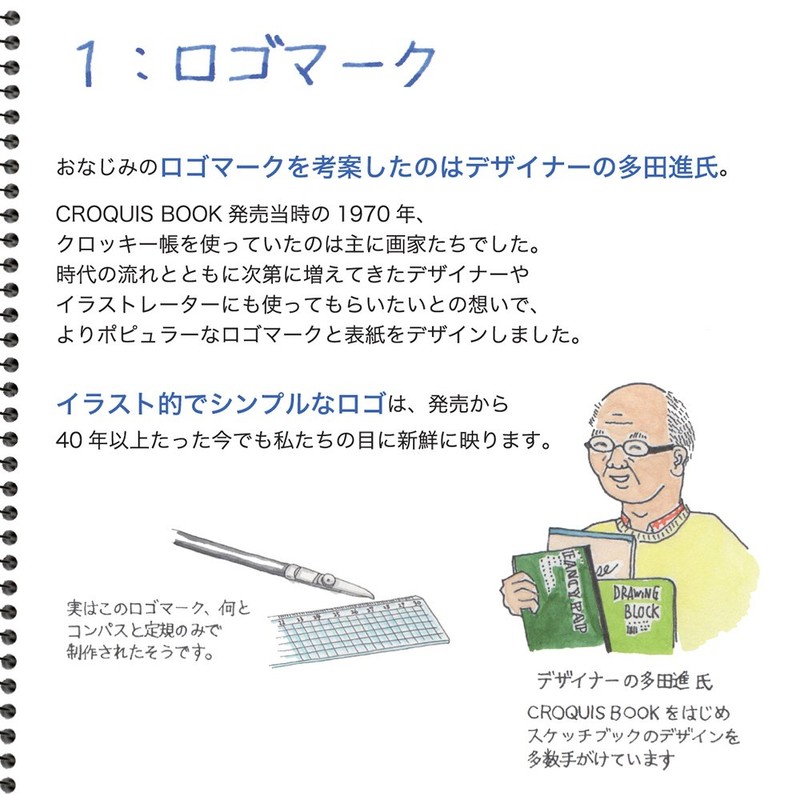 Maruman Croquis White, bule