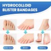 ZEZUCUN 50PCS Hydrocolloid Blister Bandages Waterproof Heel & Toe Pads