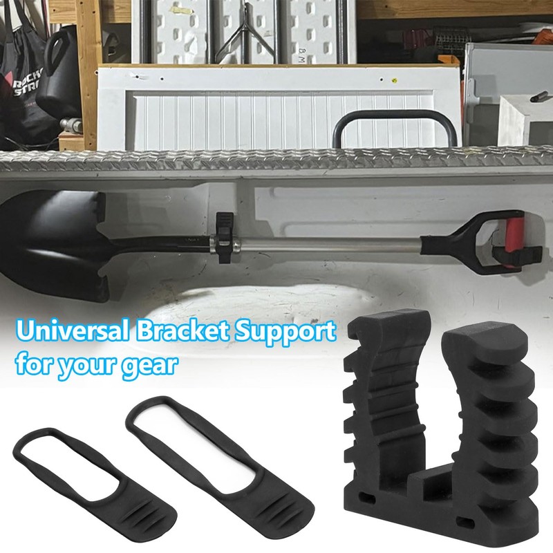 Pack of 2 shovel holders, 5/8 inch - 2-1/4 inch