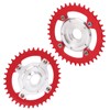 38T 104 BCD Electric Bike Chainring and Adapter Aluminum Alloy