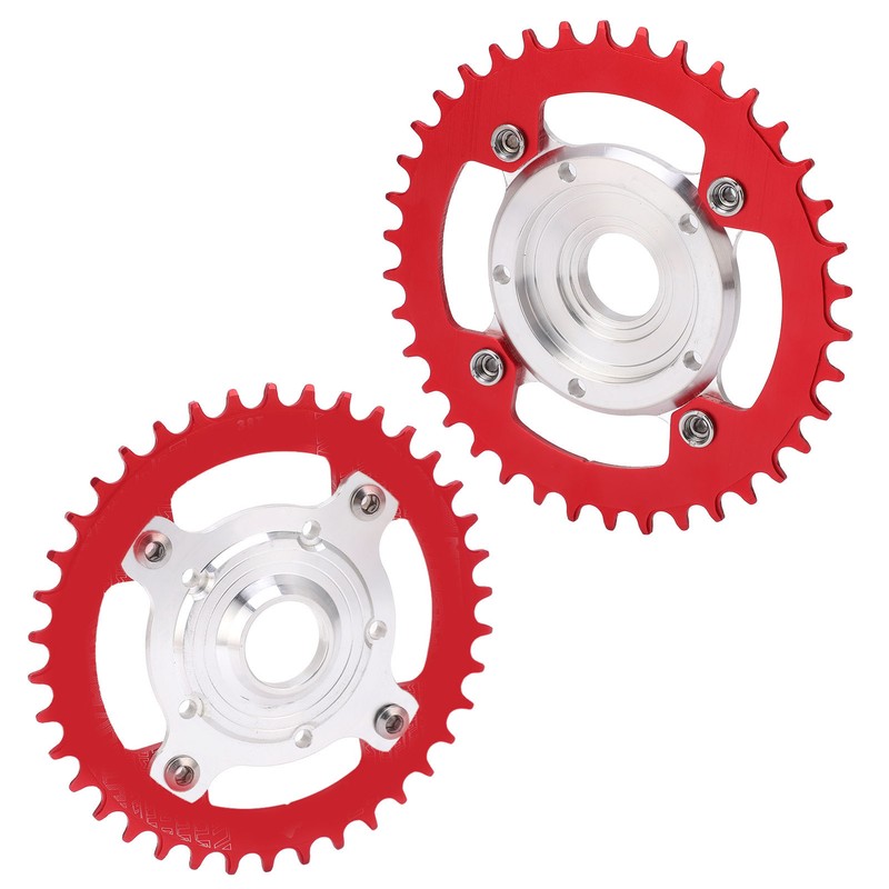38T 104 BCD Electric Bike Chainring and Adapter Aluminum Alloy