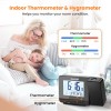 Smartro Digital Projection Alarm Clock For Bedrooms With Indoor Thermo