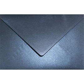 Netuno 25 Envelopes Mother-of-Pearl Dark Blue DIN C5 162 x 229 mm 120 g Aster Metallic Queens Blue Envelopes Mother of Pearl for Greeting Cards Easter Cards Christmas Cards Envelopes Beautiful Shiny