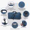 Fmeida Travel Duffel Bag 65L for Men Women Foldable Holdall