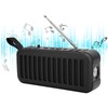 D6‑2 Wireless Bluetooth Speaker Mini Portable Solar Powered Subwoofer Support
