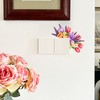 Flower Switch Stickers Unique Floral Light Switch Decals Decor Wall