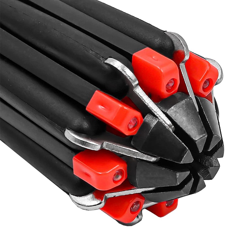 ANCLLO 8 in 1 Multifunction Screwdriver with Light, Foldable Design