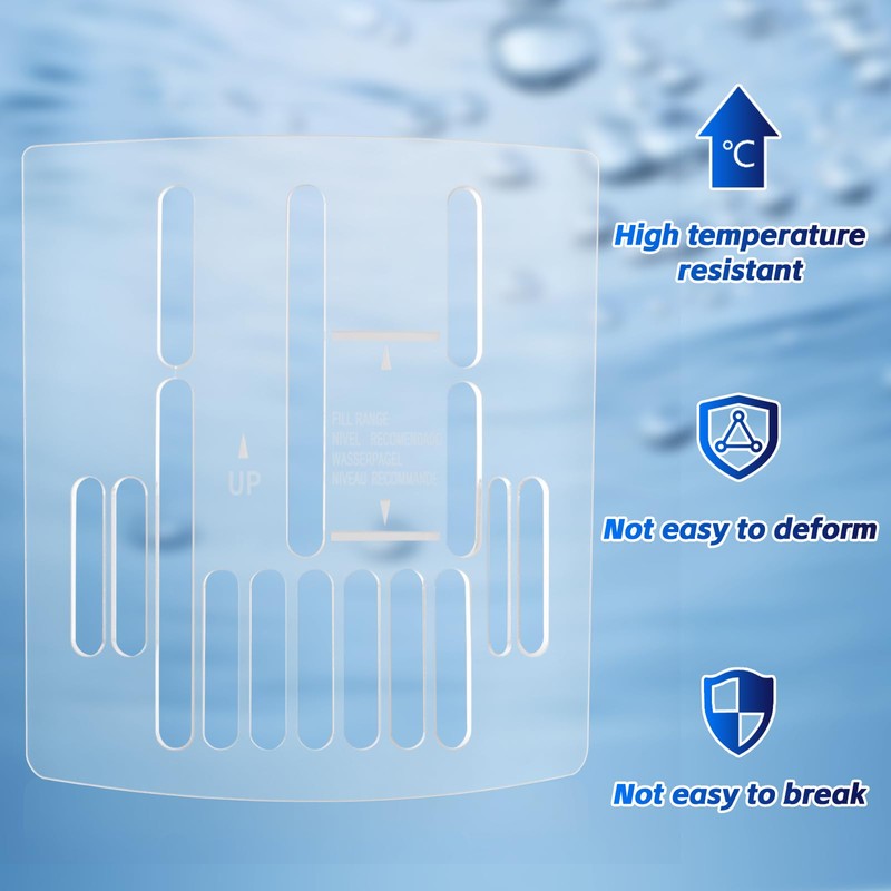 Bodoniy Spa Waterfall Grate, Clear Hot Tub Filter, 8.81"x7.83" Outdoor