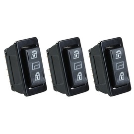 3 en 1 universal DPDT Interruptor de ventana eléctrica momentánea para coche