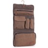ASHWOOD - Men's Hanging Wash Bag/Shaving Bag/Travel/Gym/Toiletry Bag - Genuine