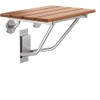 Teak Wood Folding Shower Seat & Chair Wall Mounted for