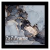 Fxojyvo 7x7 Frame, Black Picture Frame for 7 x 7